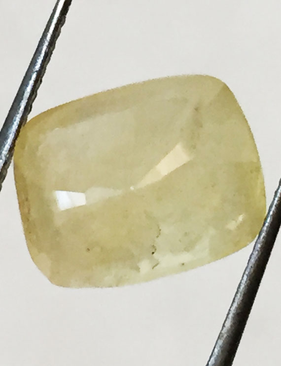 5.59 ct/6.25 ratti Natural Certified Ceylon Pukhraj/Yellow Sapphire